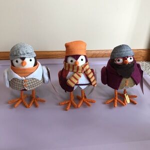 Target Spritz 2019 Featherly Friends Fall Fabric Birds Lot of 3